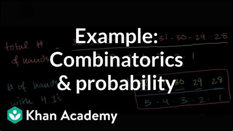 combinatorics khan academy